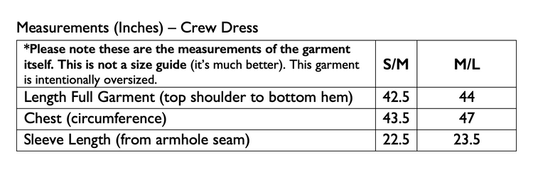 Crew Dress