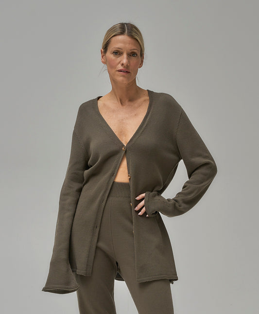 Flared Cardigan