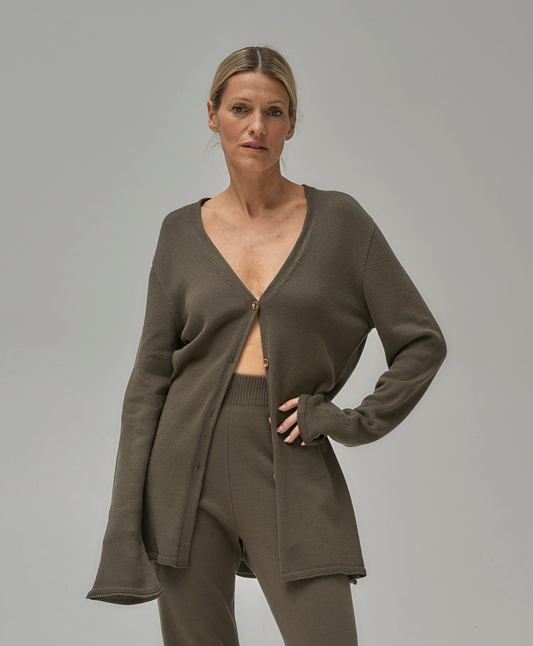 Flared Cardigan