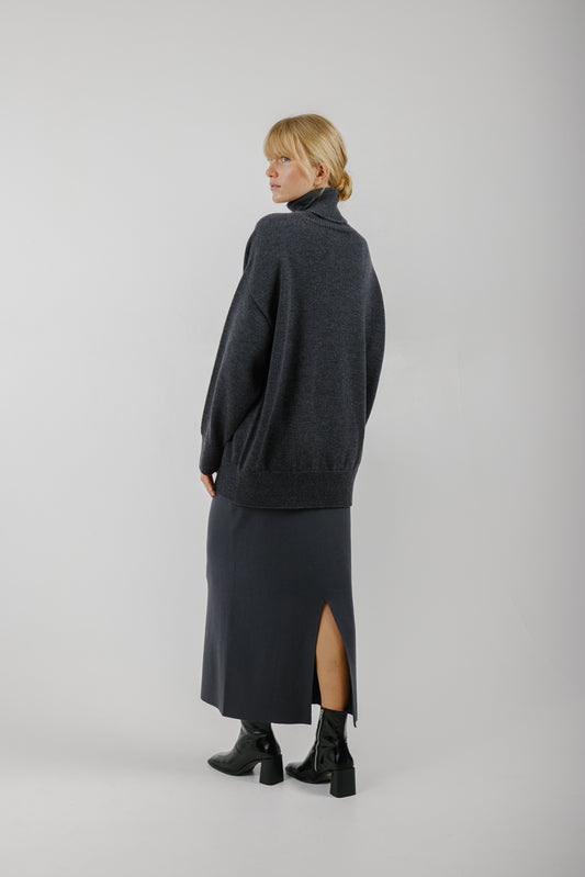 Oversized Merino Turtleneck