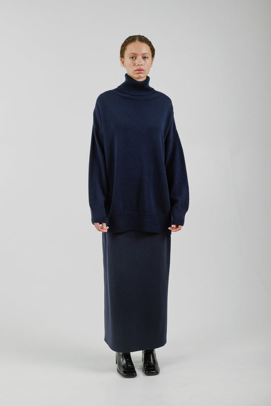 Oversized Merino Turtleneck