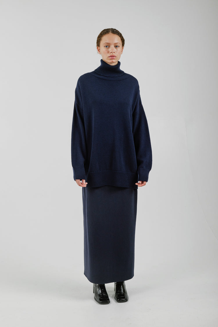 Oversized Merino Turtleneck