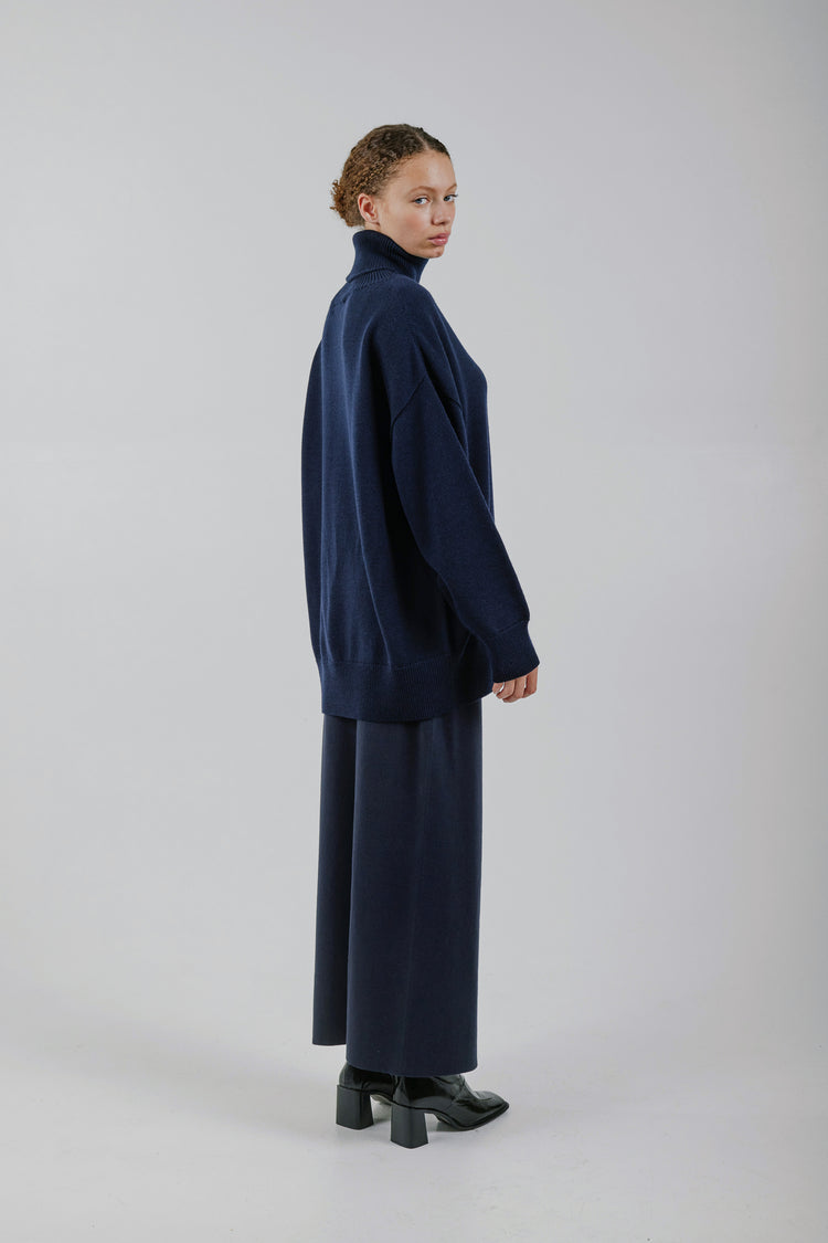 Oversized Merino Turtleneck