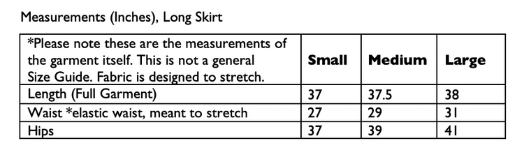 The Long Skirt