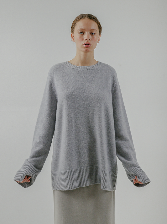 Oversized Cashmere Crewneck
