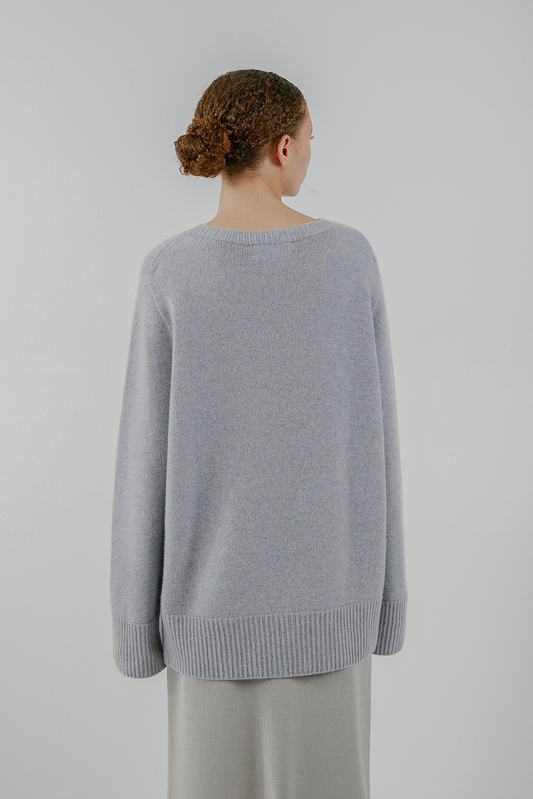 Oversized Cashmere Crewneck