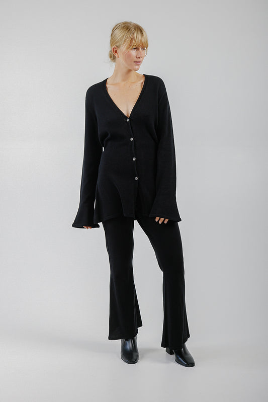 Flared Cardigan