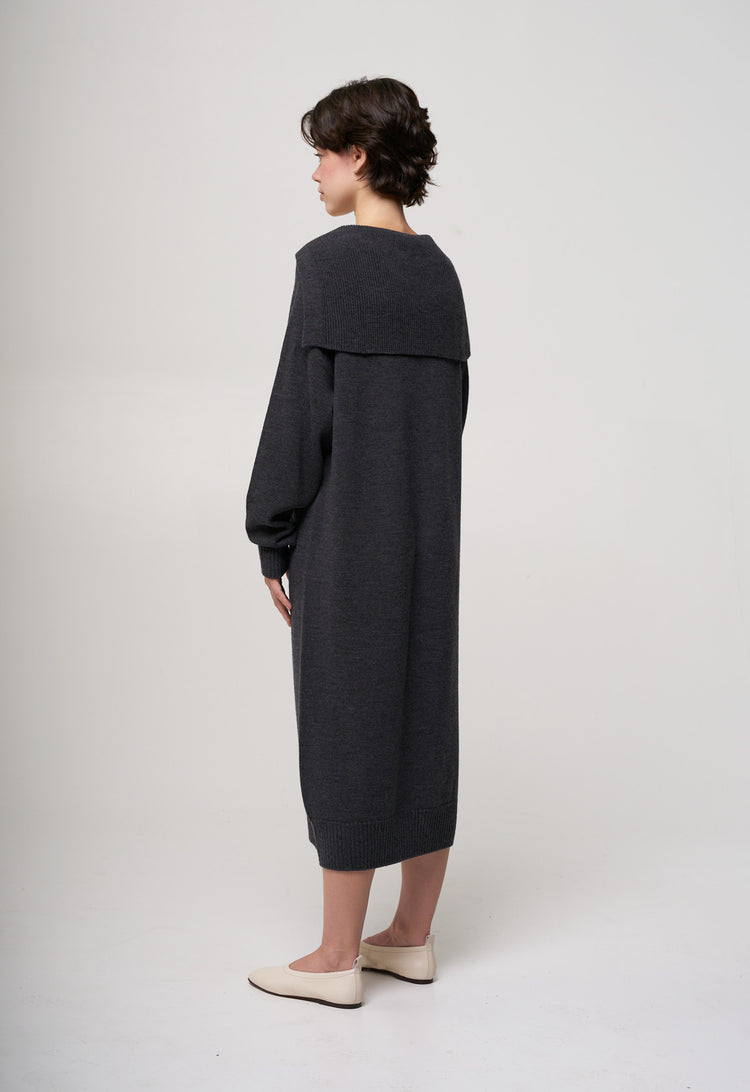 Cashmere and Wool Dress, Knitted Sweater Dress, Womens Clothes Made in Italy,  Sustainable Fashion Clothing in Cashmere -  Israel