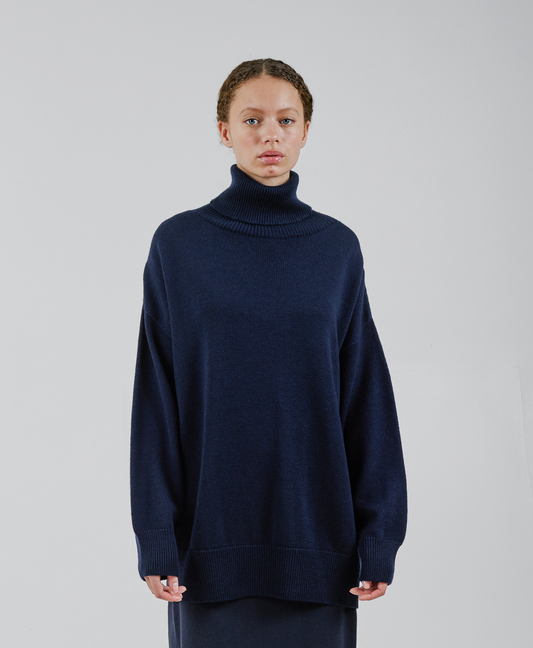 Oversized Merino Turtleneck